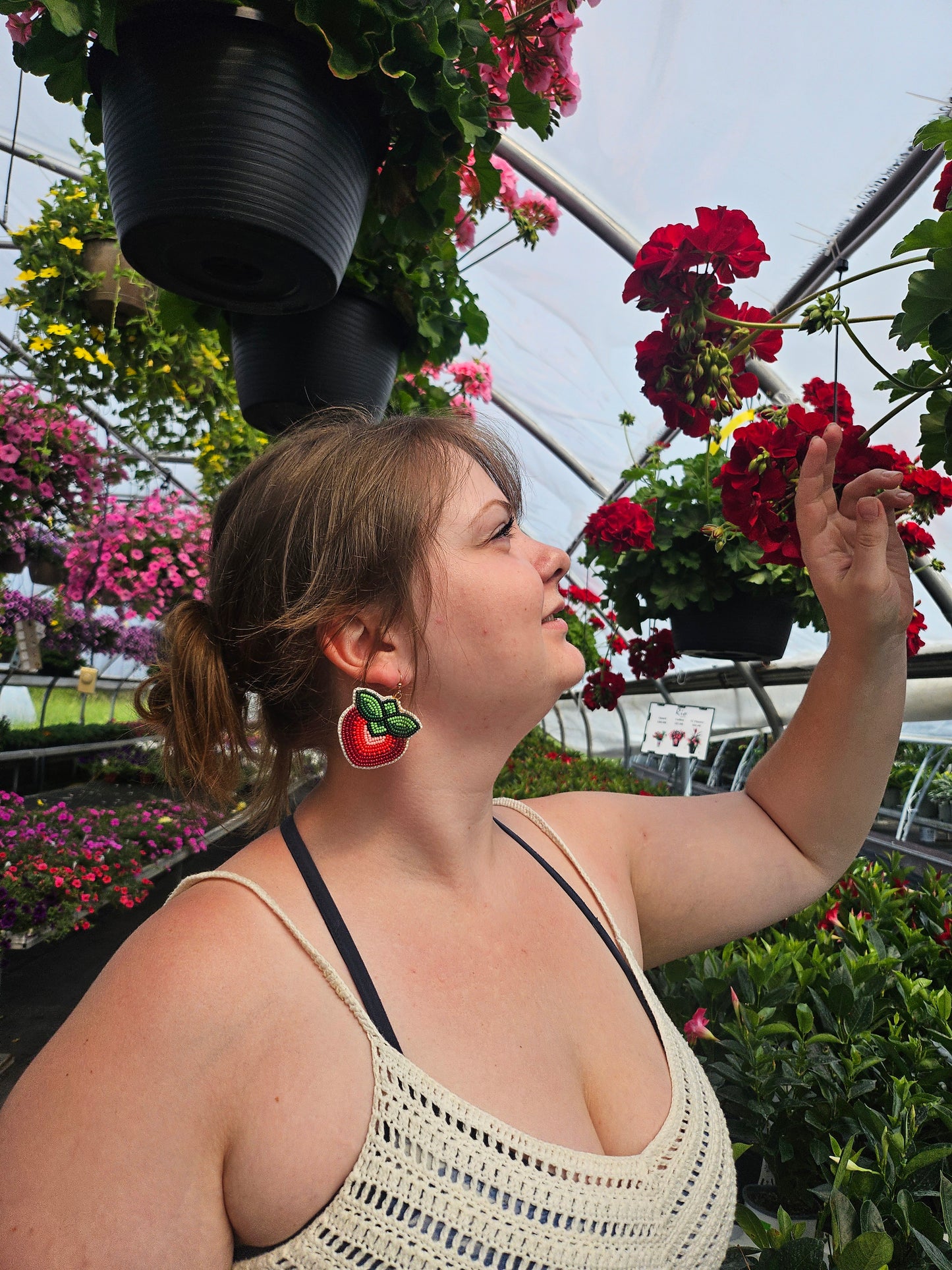 Odemin (Strawberry) Earrings
