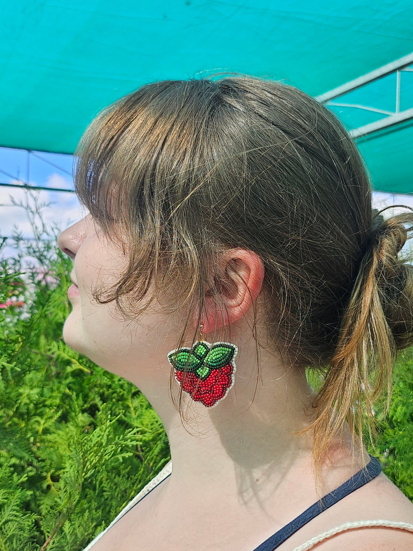 Miskomin (Raspberry) Earrings