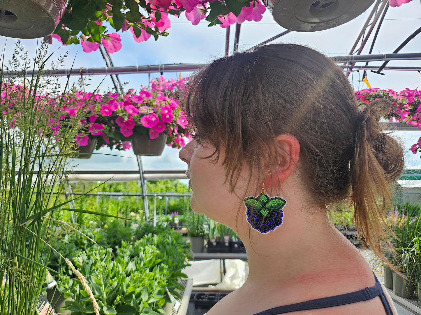 Odatagaagomin (Blackberry) Earrings