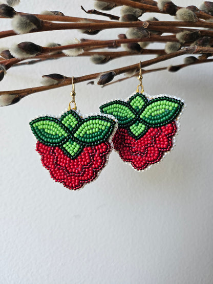 Miskomin (Raspberry) Earrings